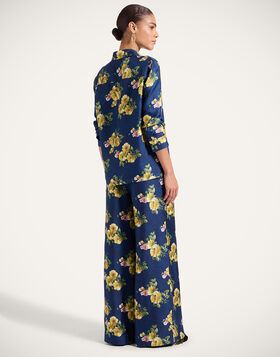 Palazzo Pants La DoubleJ: Riptide Midnight Blue TRO0003SIL001