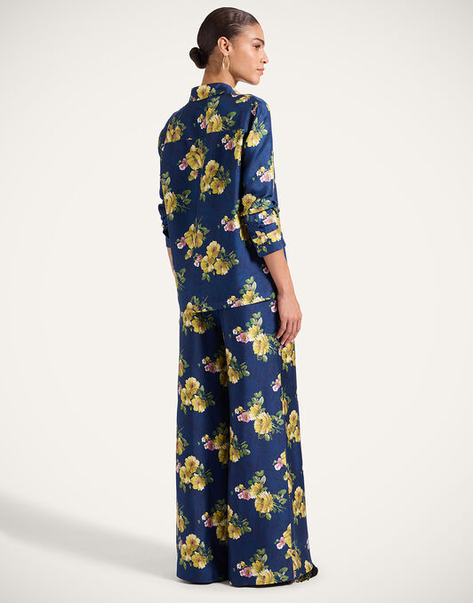 Palazzo Pants La DoubleJ: Riptide Midnight Blue Palazzo Pants La DoubleJ: Riptide Midnight Blue TRO0003SIL001