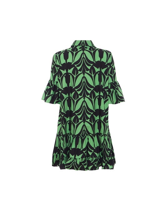 Choux Dress La DoubleJ: Papyrus Green DRE0205COT015