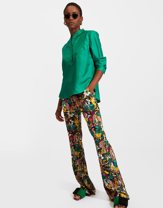 Portofino Shirt La DoubleJ: T.Unita Verde Emerald Portofino Shirt La DoubleJ: T.Unita Verde Emerald SHI0046SIL001