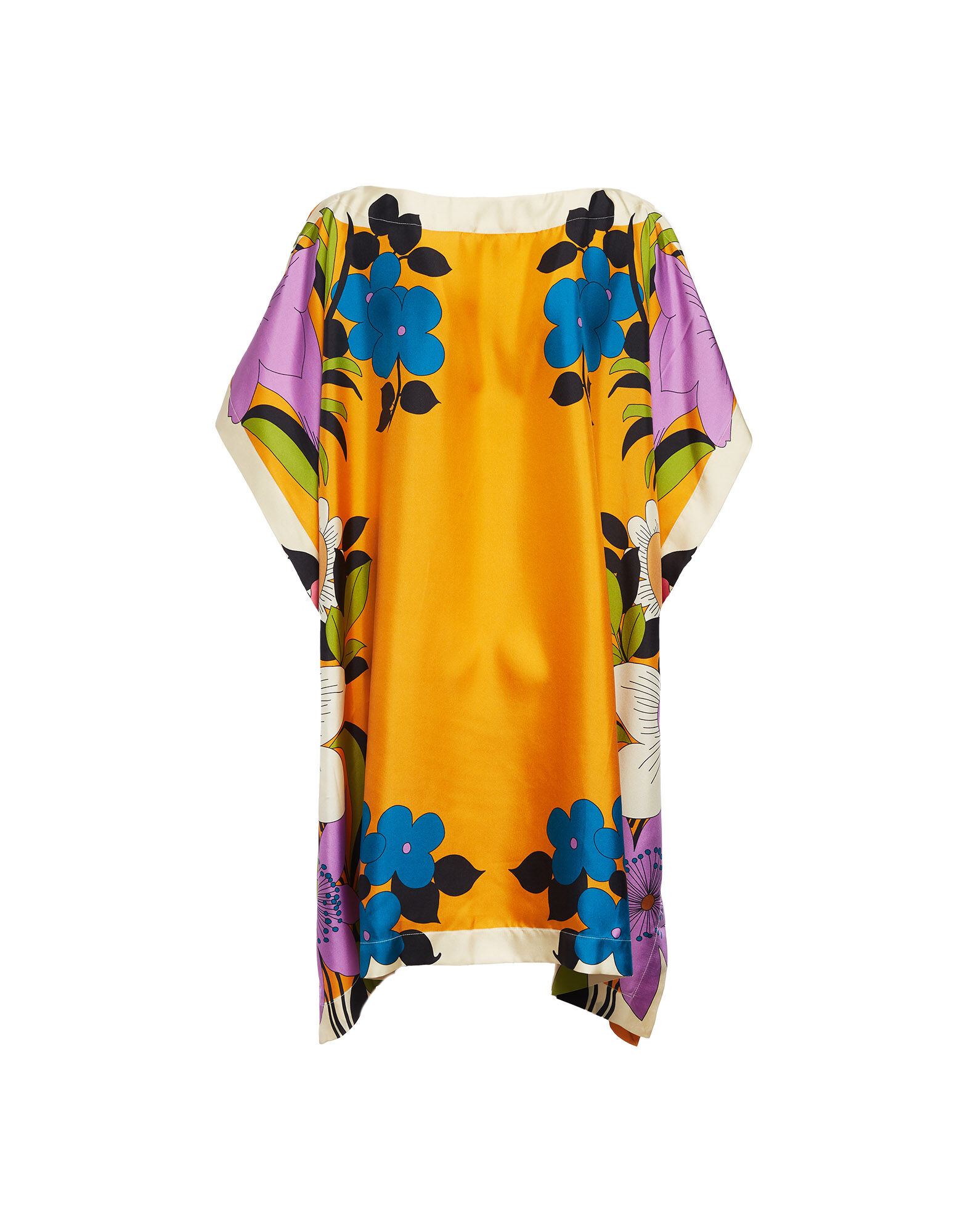 Scarf Dress La DoubleJ: Cameo Blooms Placée DRE0223SIL006