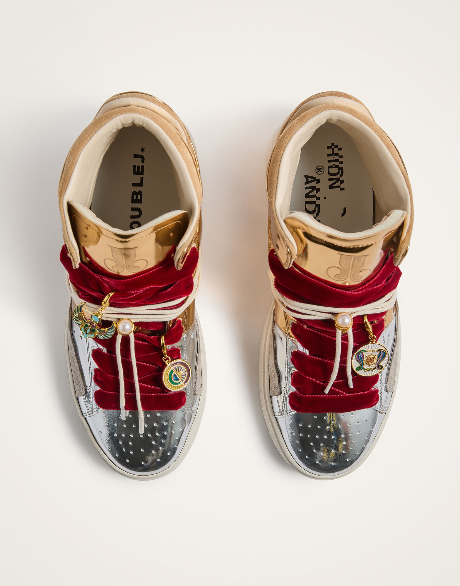 All Time High Top La DoubleJ: Bicolor Gold All Time High Top La DoubleJ: Bicolor Gold SHO0113LEA018