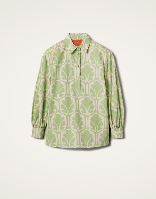 Poet Shirt La DoubleJ: Grove Poet Shirt La DoubleJ: Grove SHI0055COT039