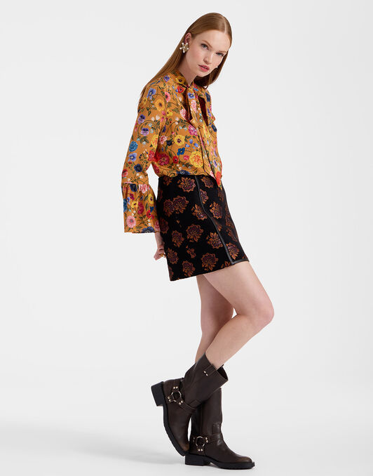 Twiggy Skirt La DoubleJ: Rosette Black Twiggy Skirt La DoubleJ: Rosette Black SKI0128JCQ086
