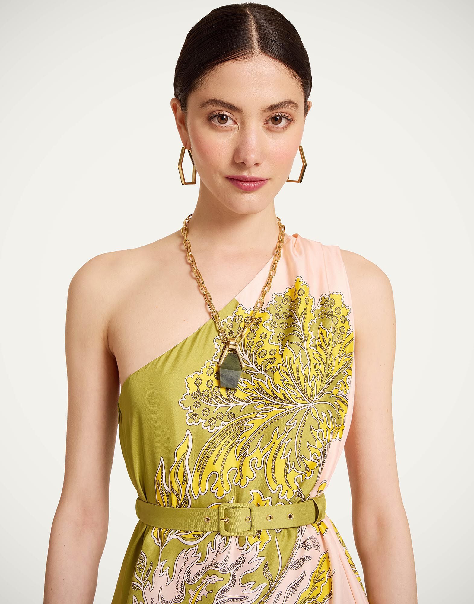 Roy Dress La DoubleJ: Swathe Placée Pink Roy Dress La DoubleJ: Swathe Placée Pink DRE0304SIL006