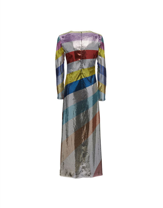 Supreme Swing Dress La DoubleJ: Rainbow Sequins Placée Supreme Swing Dress La DoubleJ: Rainbow Sequins Placée DRE0445PAI004