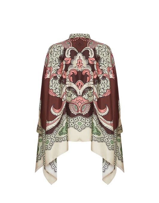 Foulard Shirt La DoubleJ: Portal Placée Brown SHI0167LAC008