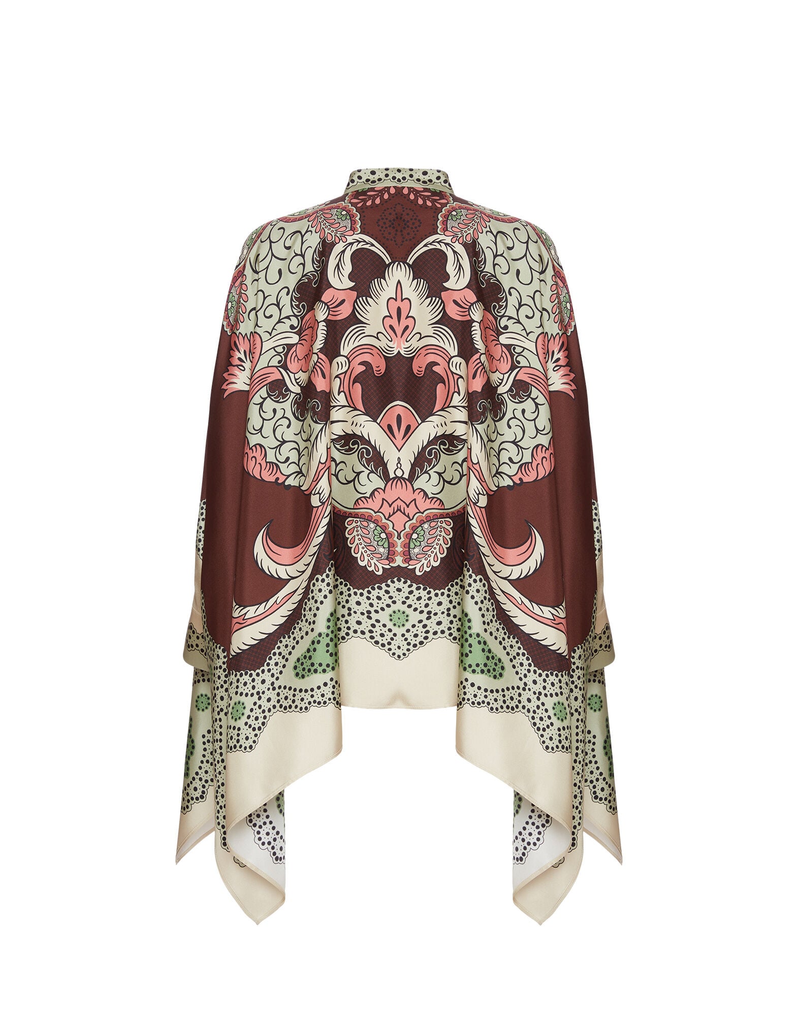 Foulard Shirt La DoubleJ: Portal Placée Brown SHI0167LAC008