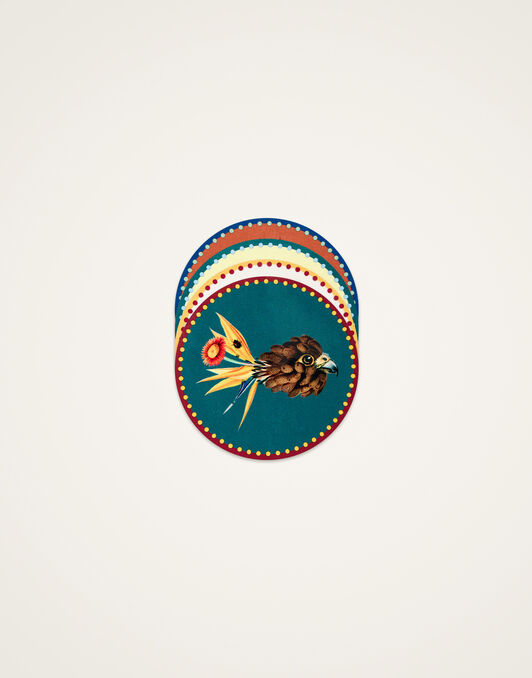 Disk Coasters Set Of 4 La DoubleJ: Flying Friends Disk Coasters Set Of 4 La DoubleJ: Flying Friends CST0009CRK001