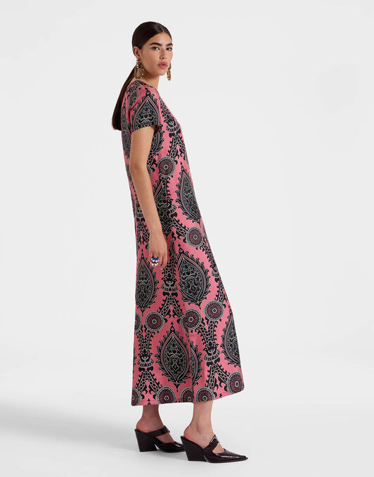 Swing Dress La DoubleJ: Oltrarno Pink Swing Dress La DoubleJ: Oltrarno Pink DRE0001SIL001