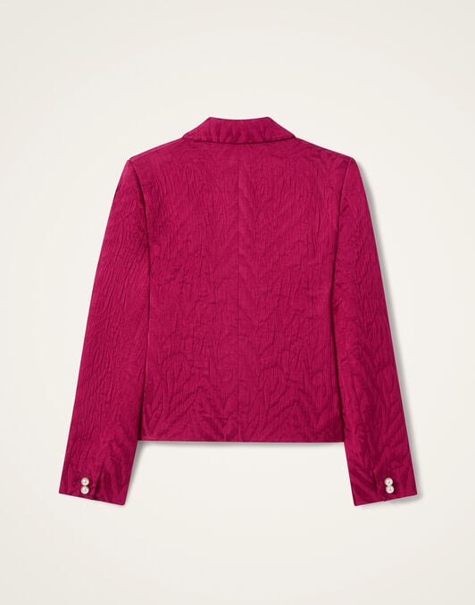 Luckycharm Jacket La DoubleJ: Animalier Raspberry Luckycharm Jacket La DoubleJ: Animalier Raspberry JAC0199JCQ118