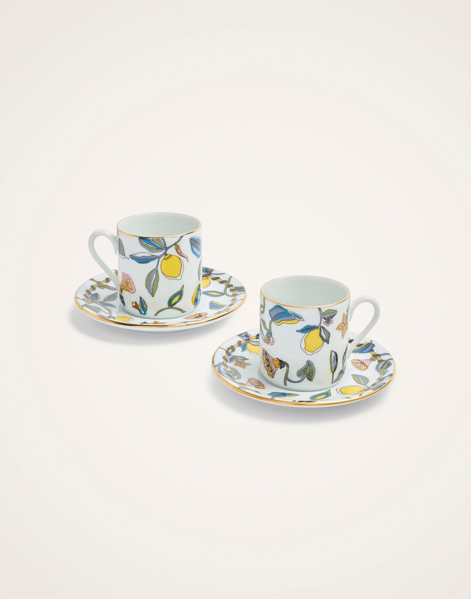 Impero Espresso Cup Set Of 2 La DoubleJ: Borboni White Impero Espresso Cup Set Of 2 La DoubleJ: Borboni White CUP0011CER001