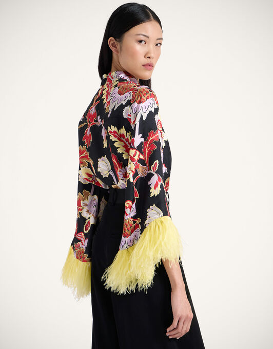 Make An Exit Top La DoubleJ: Lark Black TOP0104SIL001