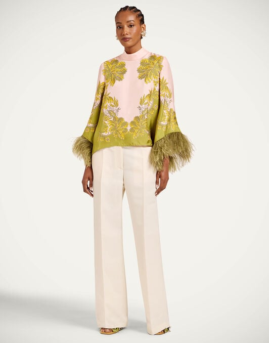 Make An Exit Top La DoubleJ: Swathe Placée Pink Make An Exit Top La DoubleJ: Swathe Placée Pink TOP0141SIL026