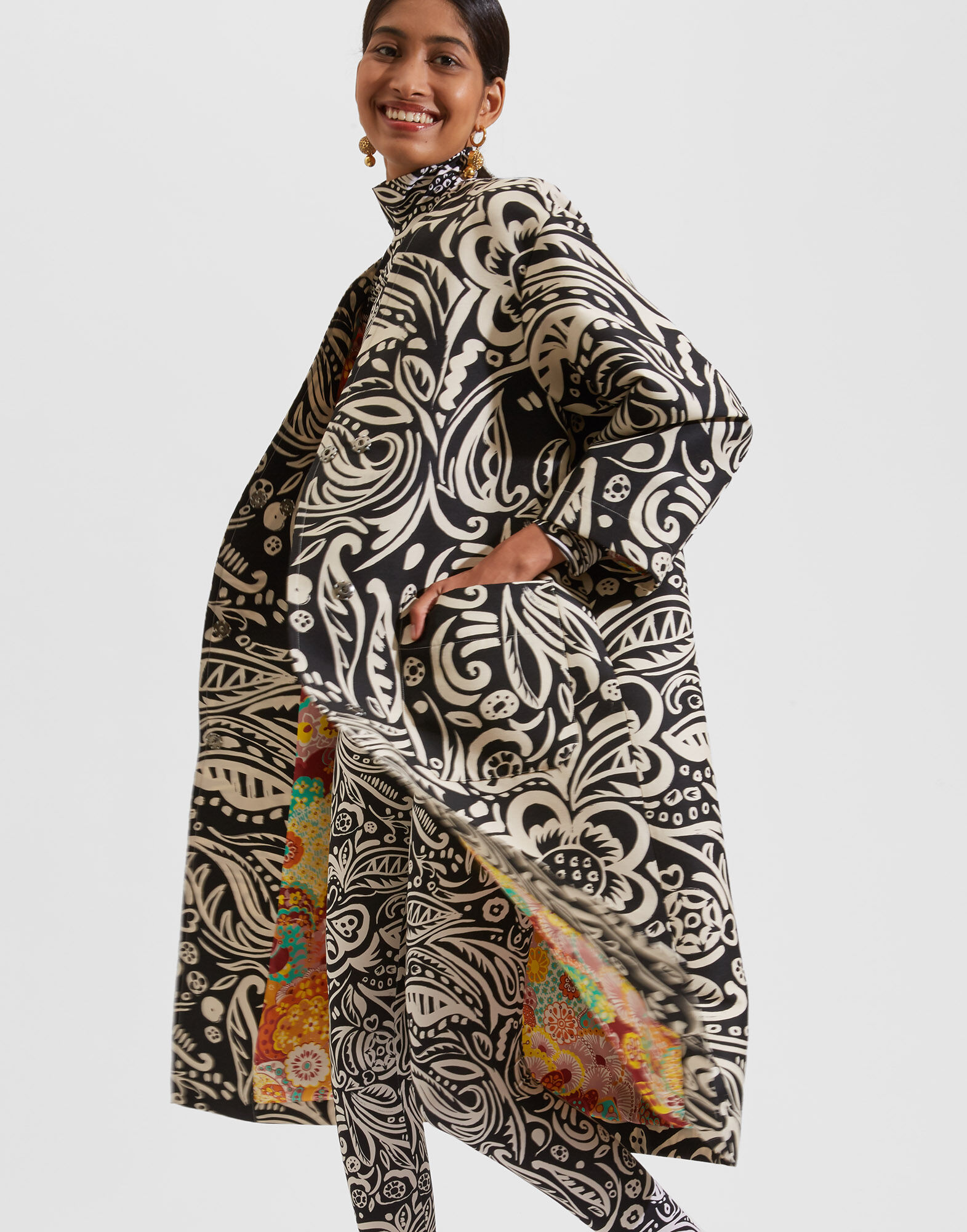 Topper Coat La DoubleJ: Giga Fauve Topper Coat La DoubleJ: Giga Fauve ed27_look_14