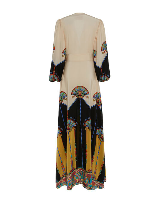 Long Camerino Dress La DoubleJ: Aswan Placée Ivory Long Camerino Dress La DoubleJ: Aswan Placée Ivory DRE0720CRE002