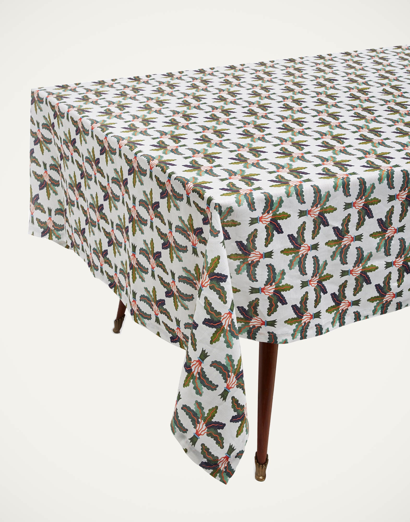 Large Tablecloth La DoubleJ: Linen Palms Large Tablecloth La DoubleJ: Linen Palms TBC0003LIN001