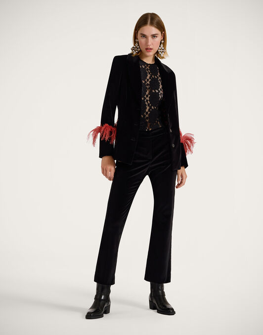 24/7 Pants La DoubleJ: Solid Black 24/7 Pants La DoubleJ: Solid Black TRO0069VEL011