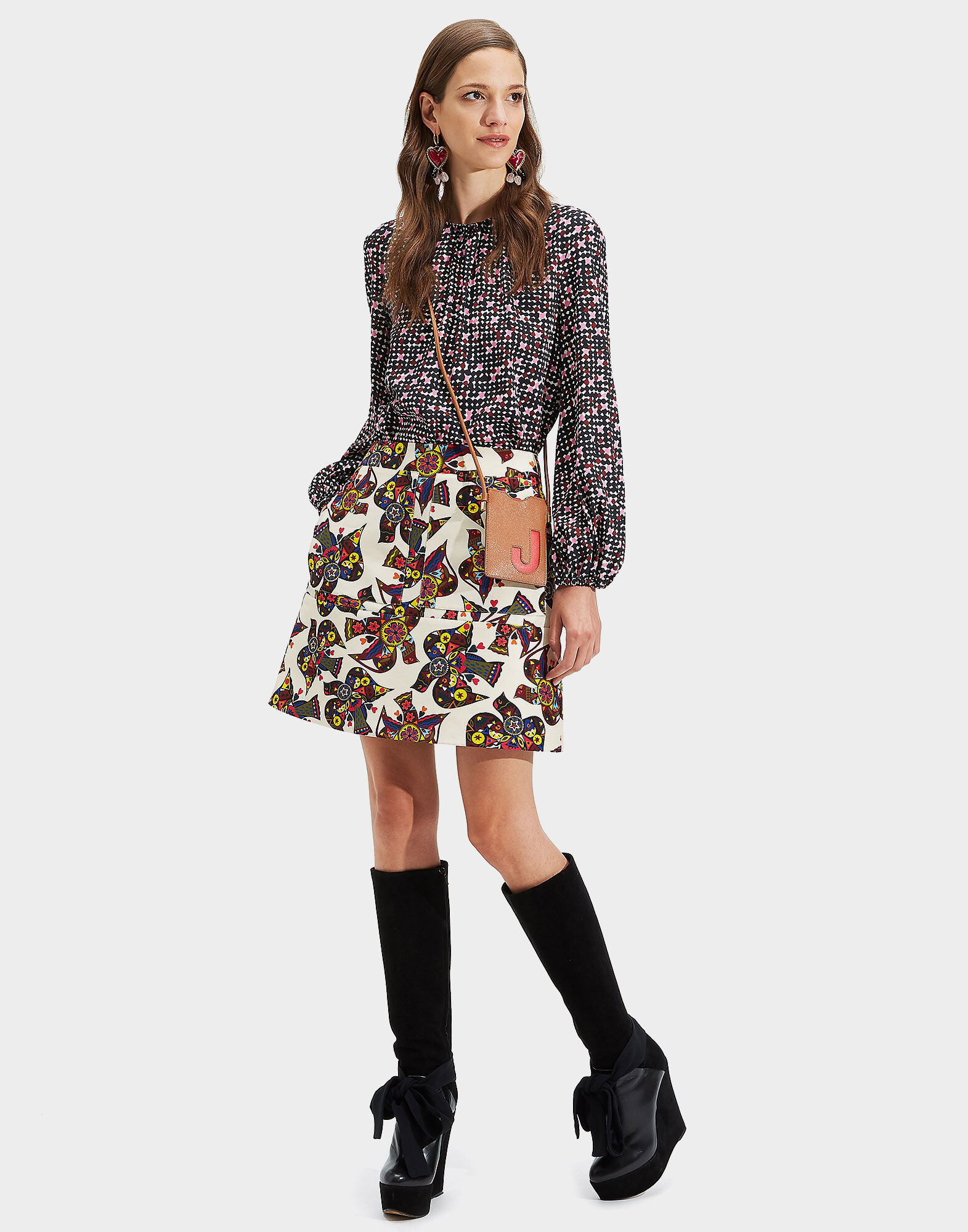 Mini Skirt La DoubleJ: Piccolo Dove Mini Skirt LaDoubleJ: Piccolo Dove SKI0027CAD001