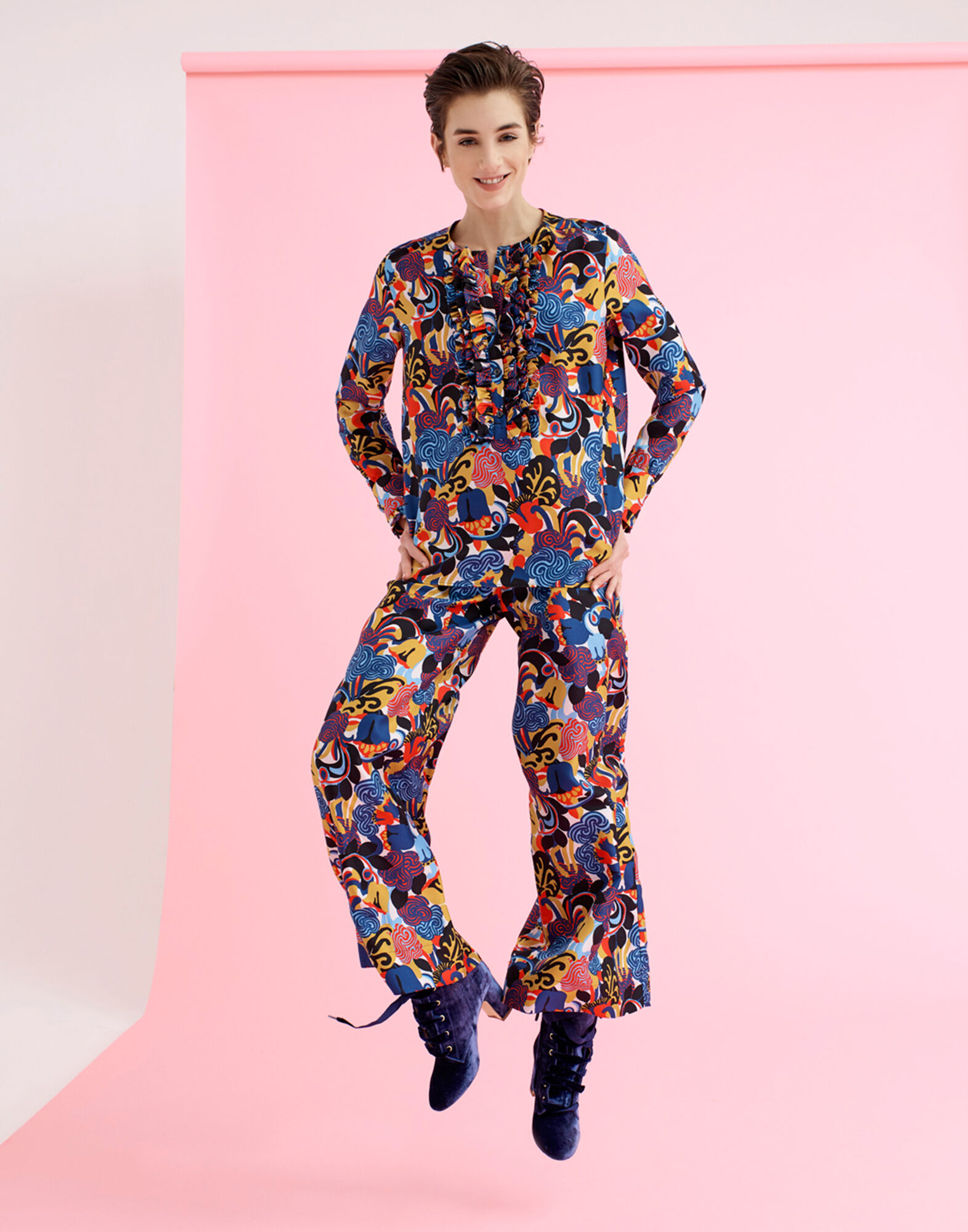 Palazzo Pants La DoubleJ: Zoo Palazzo Pants LaDoubleJ: Zoo TRO0003SIL001