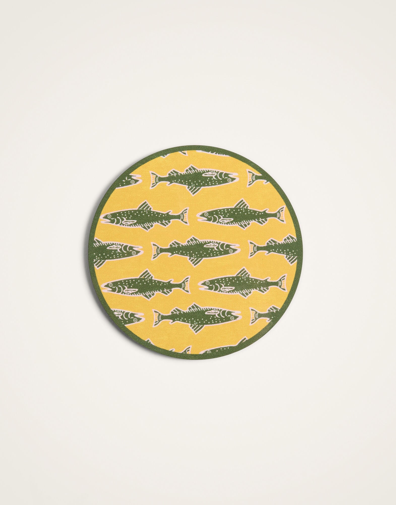 Disk Coasters Set Of 4 La DoubleJ: Como Fish Multicolor Disk Coasters Set Of 4 La DoubleJ: Como Fish Multicolor CST0009CRK001