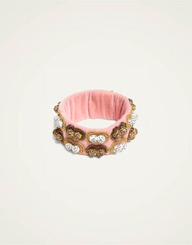 Tesoro Double Bracelet La DoubleJ: Solid Pink BAC0009VEL015