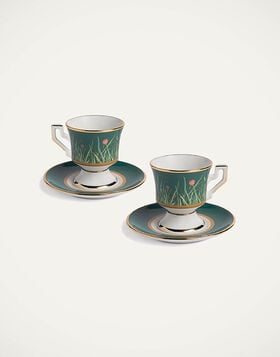 Espresso Cup & Saucer Set of 2 La DoubleJ Housewives: Libellula DIS0007CER001