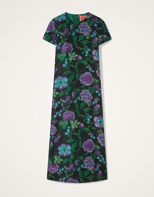 Swing Dress La DoubleJ: Botanical Black DRE0001JCQ144