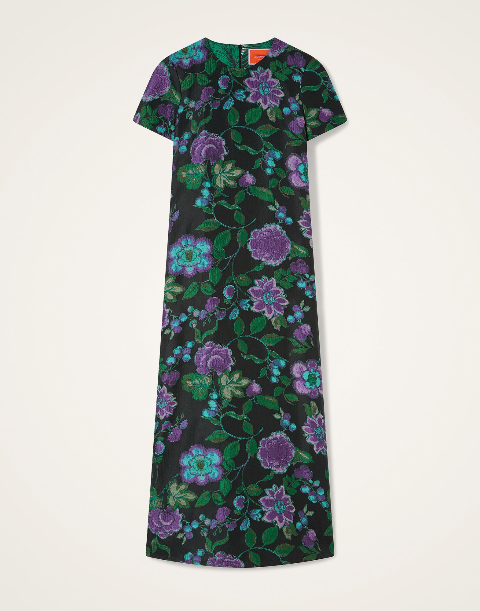 Swing Dress La DoubleJ: Botanical Black DRE0001JCQ144
