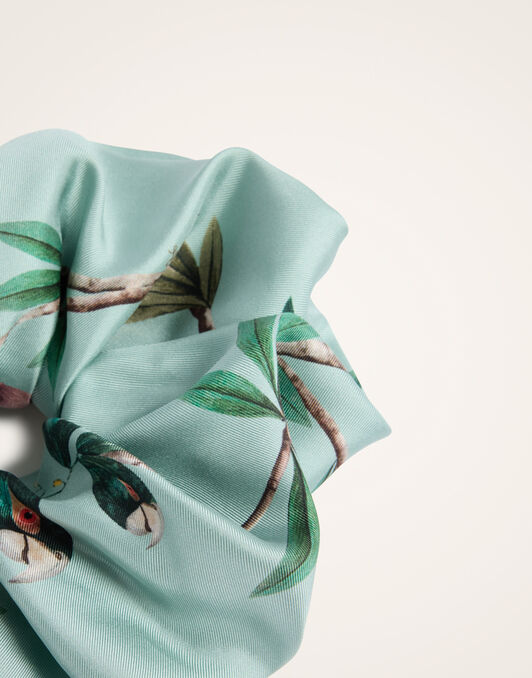 Giga Scrunchie La DoubleJ: Zooflora Light Blue Giga Scrunchie La DoubleJ: Zooflora Light Blue SCR0003SIL001