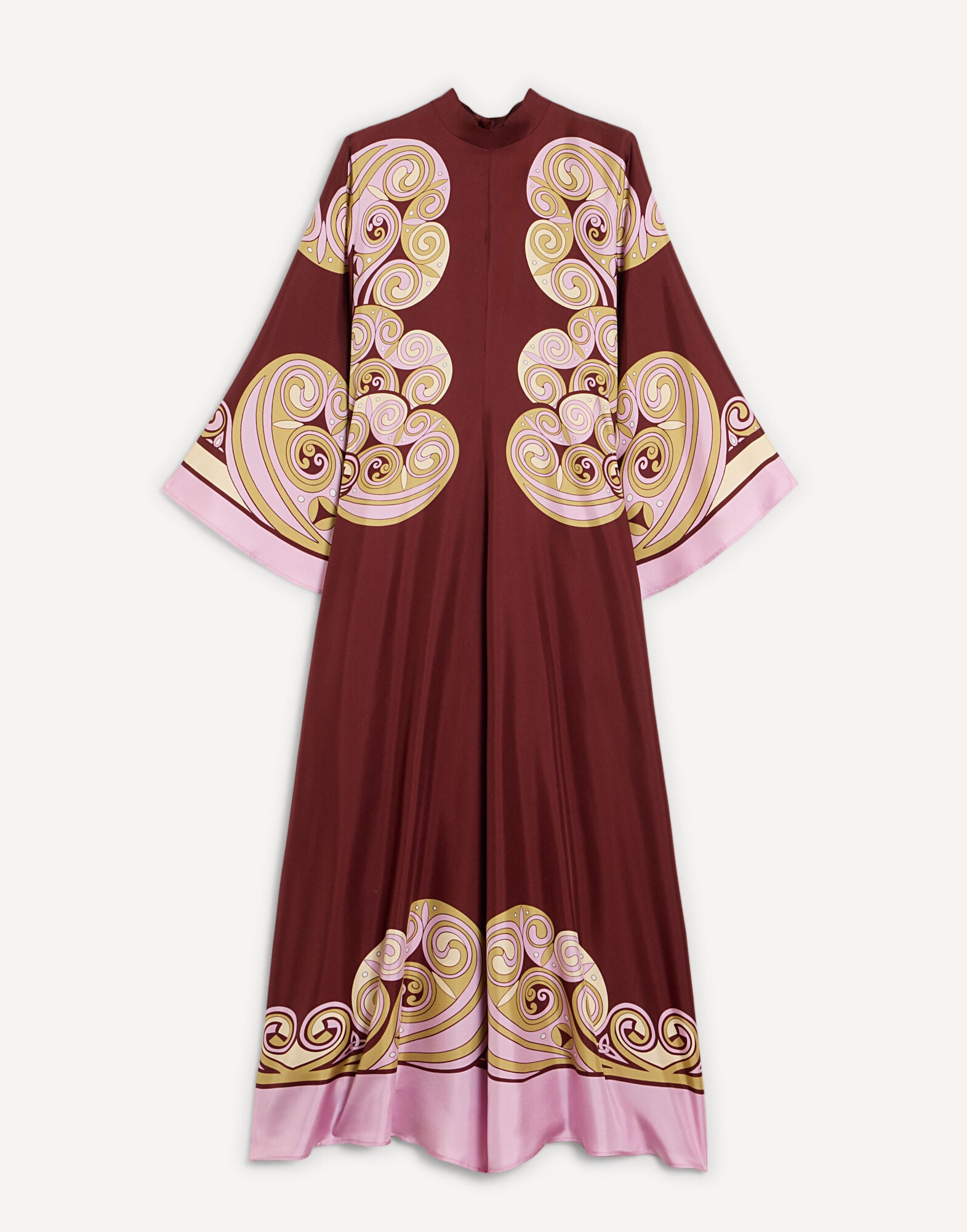 Magnifico Dress La DoubleJ: Kells Swirl Placée Burgundy Magnifico Dress La DoubleJ: Kells Swirl Placée Burgundy DRE0232SIL006