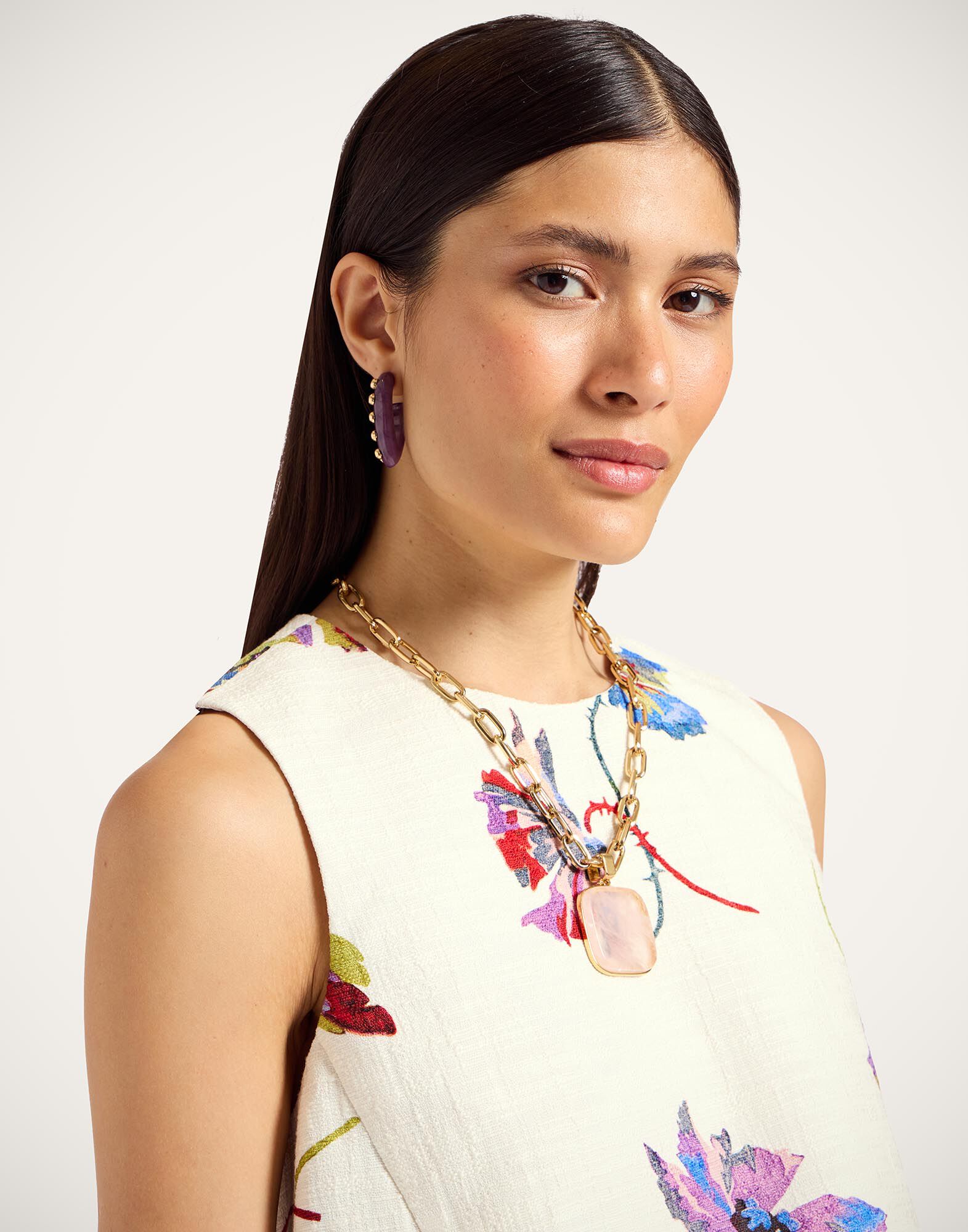 La Scala Top La DoubleJ: Infiorata White La Scala Top La DoubleJ: Infiorata White TOP0013COT005