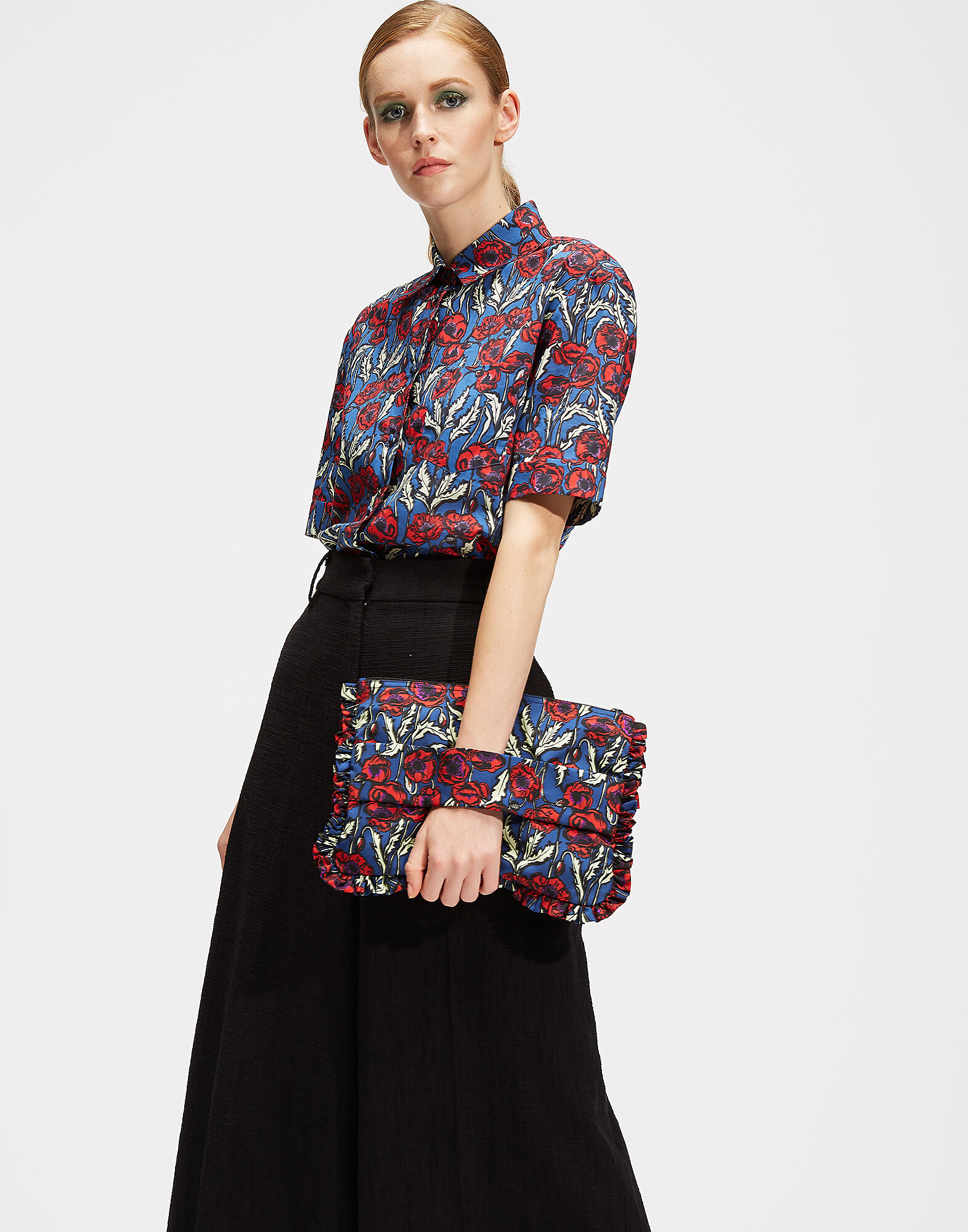 Hand Pochette LaDoubleJ: Blooms BAG0002NYL001