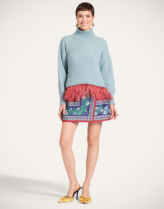High Kick Sweater La DoubleJ: Powder Blue PUL0174KNI098