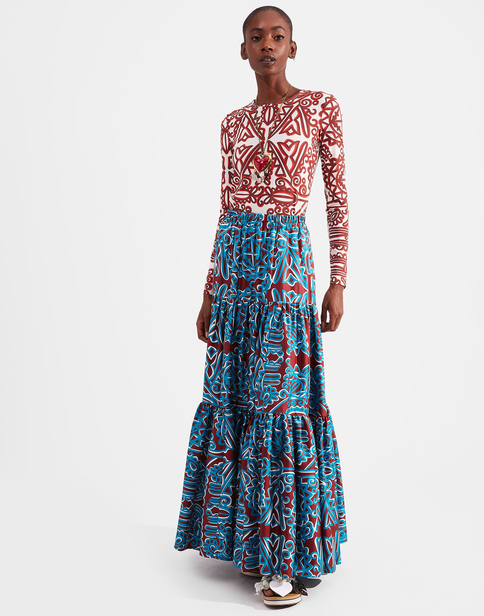 Big Skirt LaDoubleJ: Parnaveg Turchese SKI0001COT020