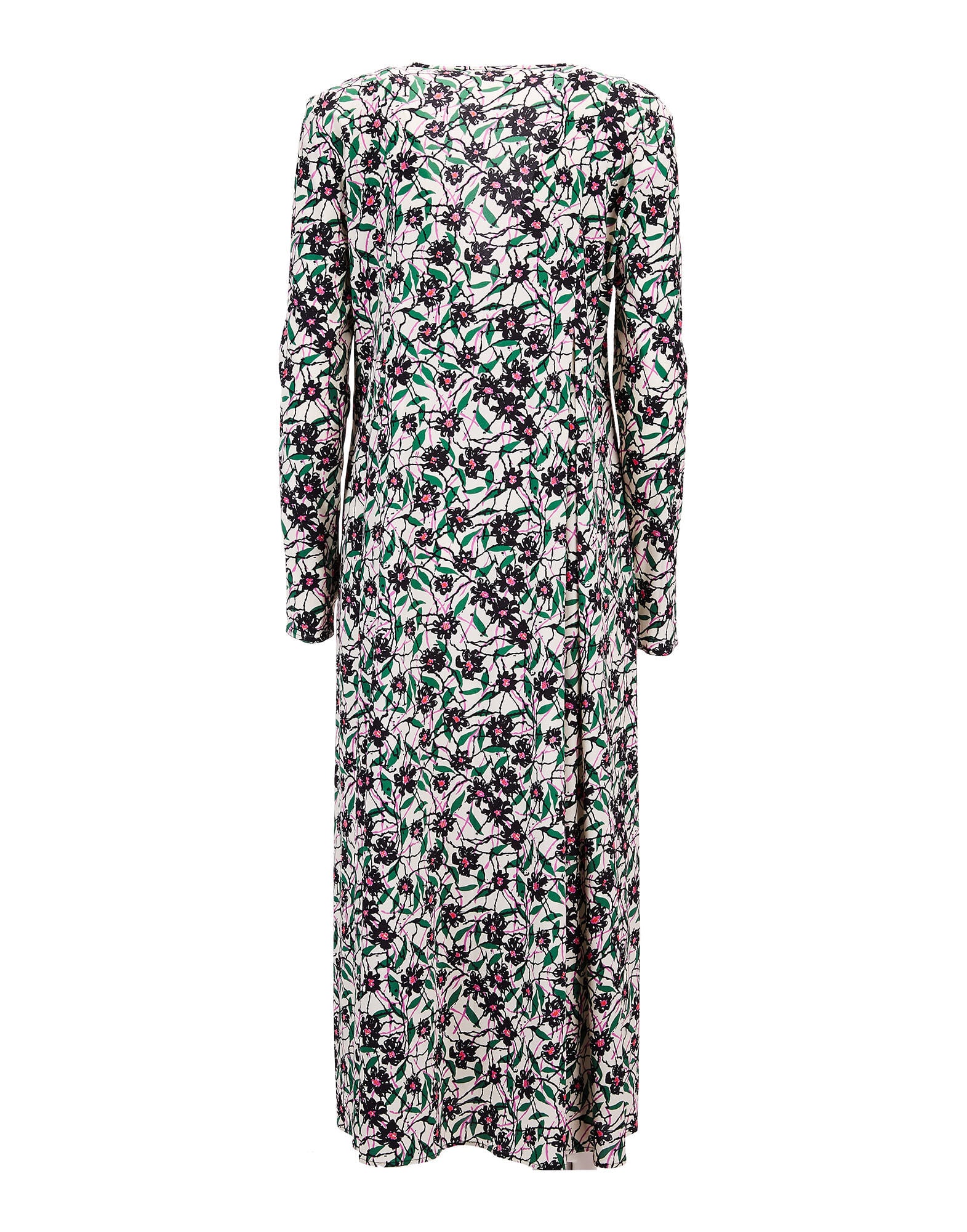 V Trapezio Dress La DoubleJ: Scrambled V Trapezio Dress LaDoubleJ: Scrambled DRE0127VIS001
