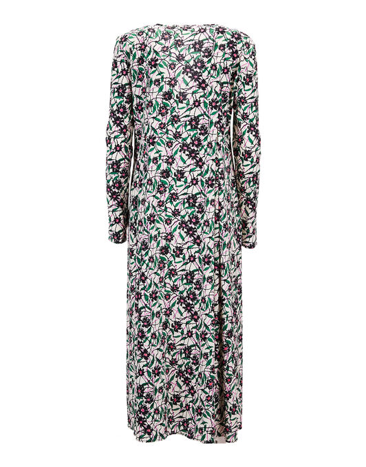 V Trapezio Dress La DoubleJ: Scrambled V Trapezio Dress LaDoubleJ: Scrambled DRE0127VIS001