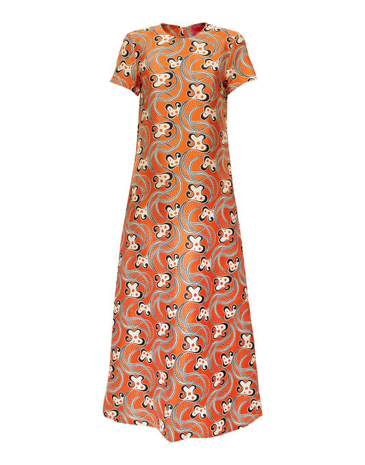Swing Dress La DoubleJ: Aperol Swing Dress La DoubleJ: Aperol DRE0001SIL001