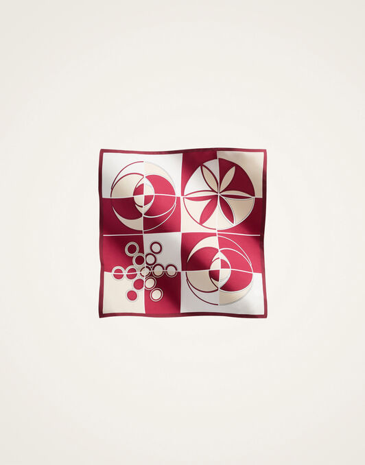 Foulard 45 La DoubleJ: Eclipse Burgundy Foulard 45 La DoubleJ: Eclipse Burgundy SCA0065SIL001