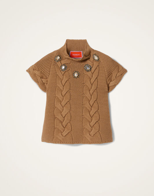 Portrait Top La DoubleJ: Solid Brown PUL0204KNI120