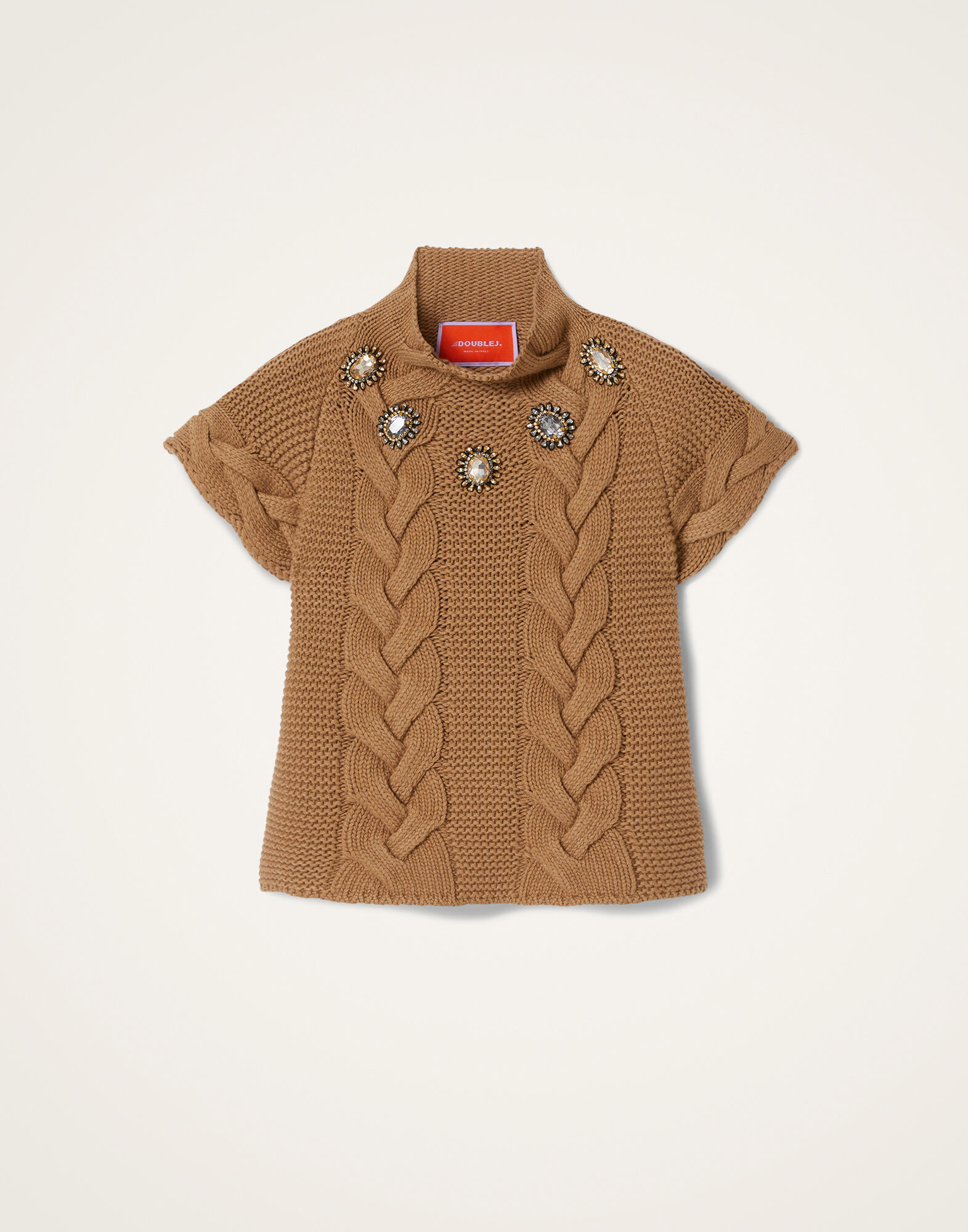 Portrait Top La DoubleJ: Solid Brown PUL0204KNI120