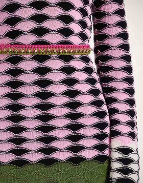 Better Together Belt La DoubleJ: Bicolor Pink & Green BEL0011ROP001
