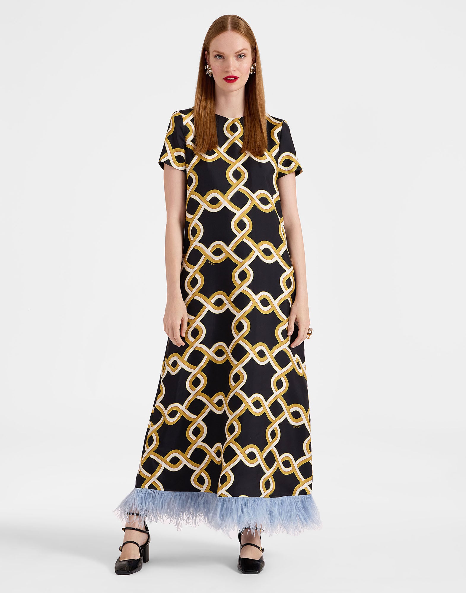 Swing Dress La DoubleJ: Tackle Black Swing Dress La DoubleJ: Tackle Black DRE0864SIL026