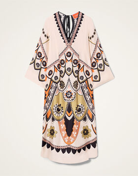 Twin Flame Dress La DoubleJ: Plume Placée Ivory DRE1022SIL029