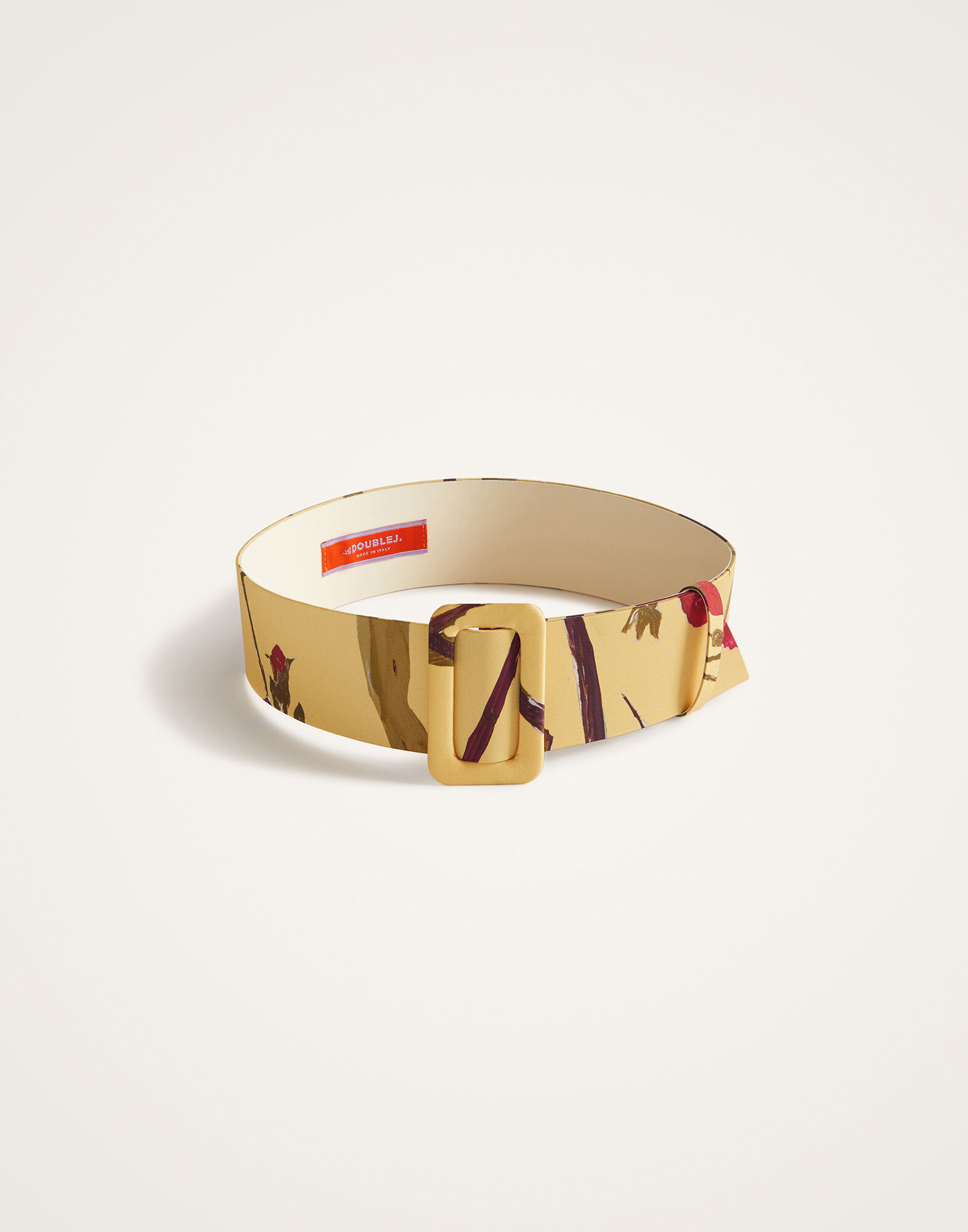 Medium Belt La DoubleJ: Bamboo Yellow BEL0007FOD001