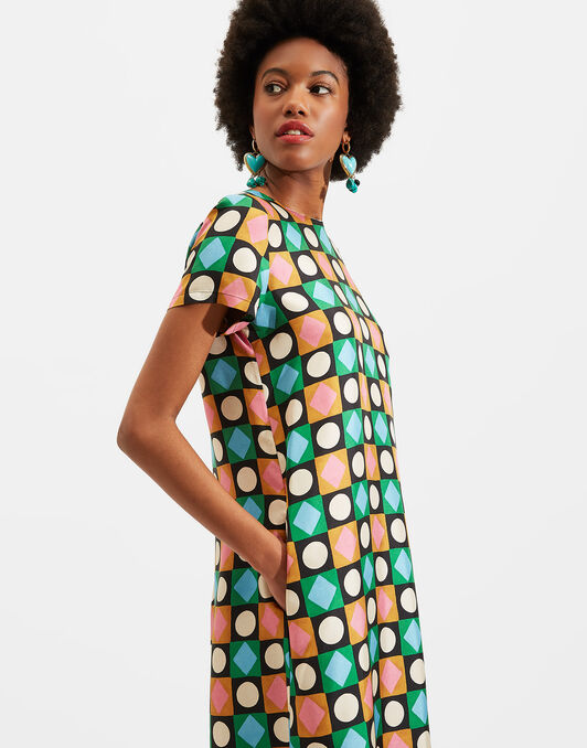 Swing Dress La DoubleJ: Lucky Charms Swing Dress LaDoubleJ: Lucky Charms DRE0001SIL001