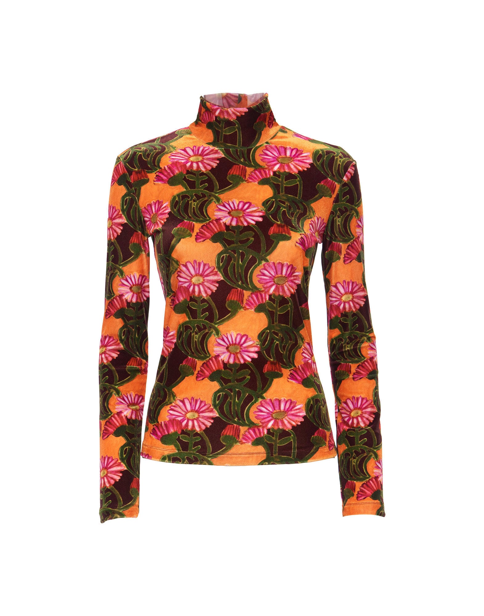 Turtleneck La DoubleJ: Orange Gerber SHI0030VEL006