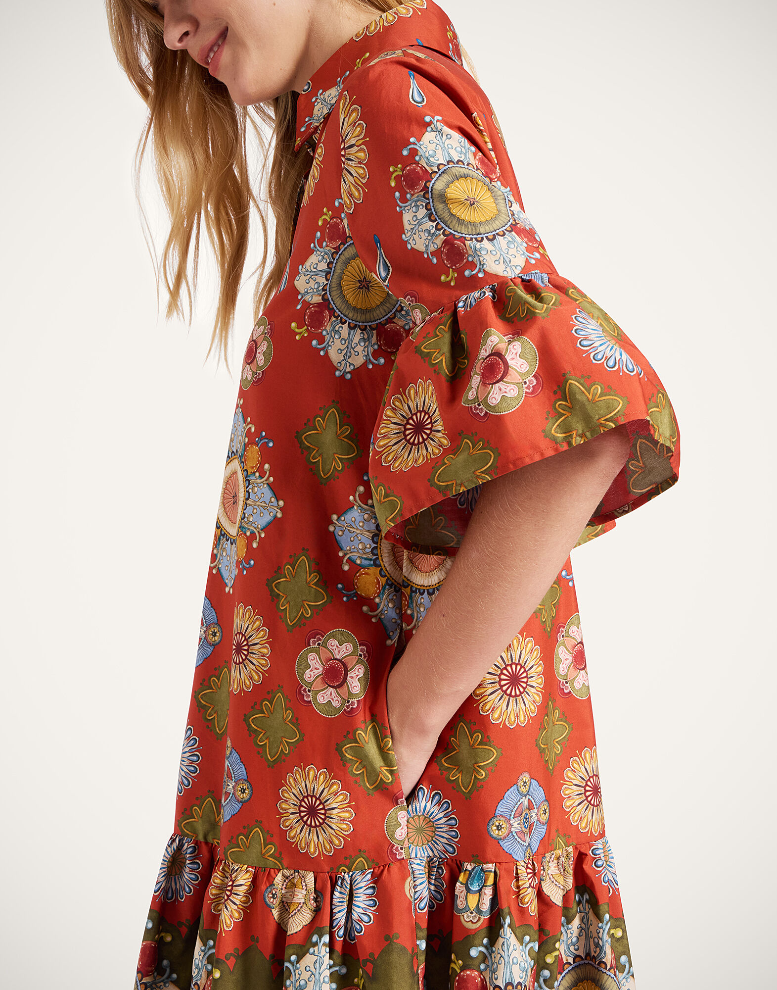 Choux Dress La DoubleJ: Nucleus Placée Rust Choux Dress La DoubleJ: Nucleus Placée Rust DRE0193COT039