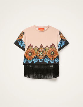 La Scala Tee La DoubleJ: Bounty Placée Orange TSH0064JER040
