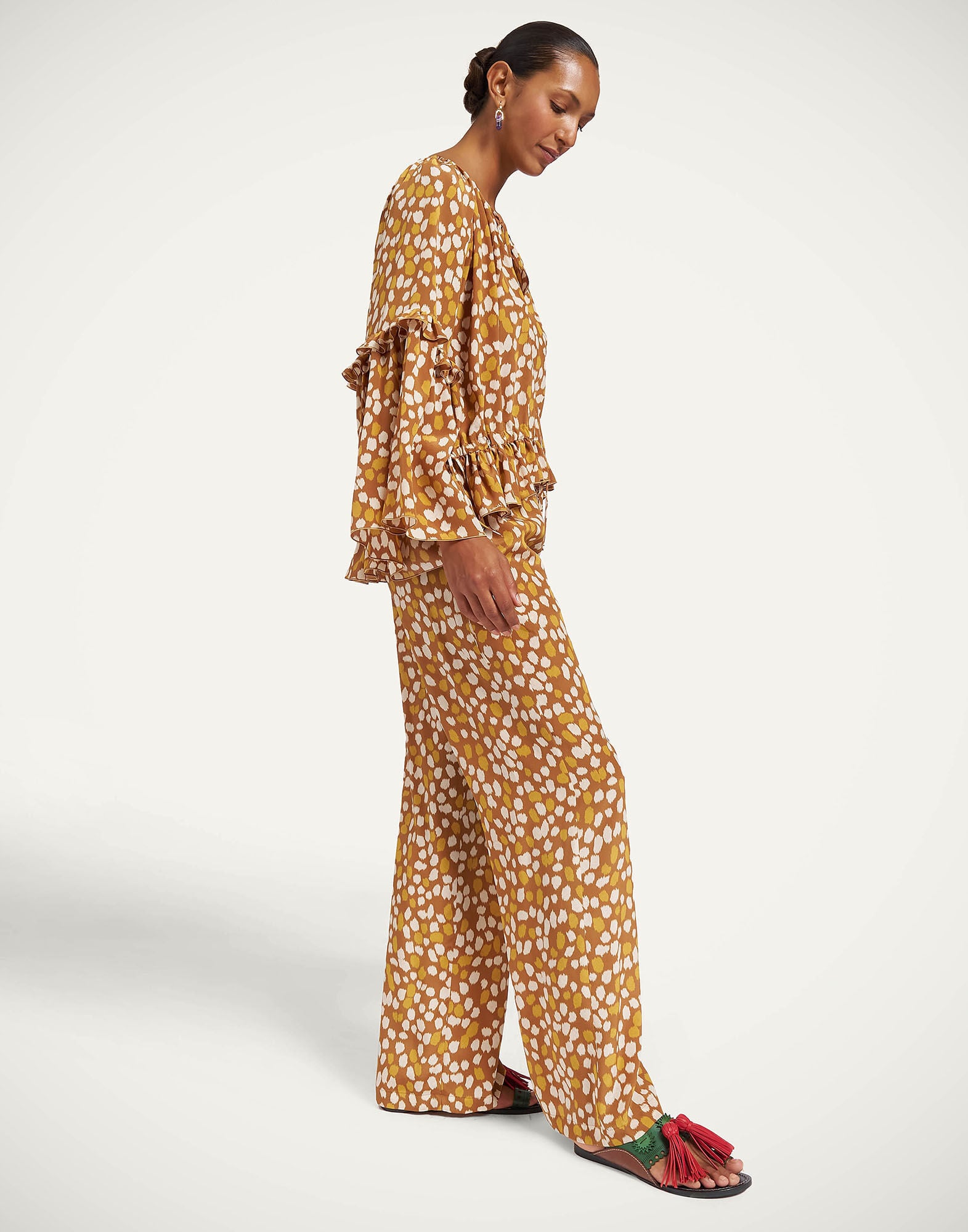 Club Pants La DoubleJ: Spots Caramel Club Pants La DoubleJ: Spots Caramel TRO0211CRE001